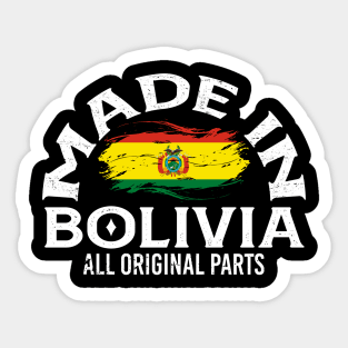 Born in Bolivia Sticker